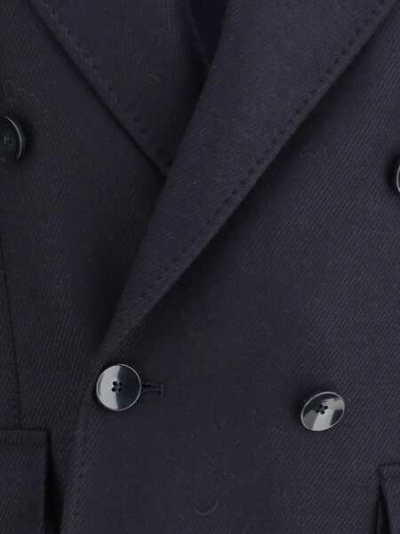 Paltoane GI CAPRI Double- breasted virgin wool Coat 5 Barbati (BM 19509023) 3