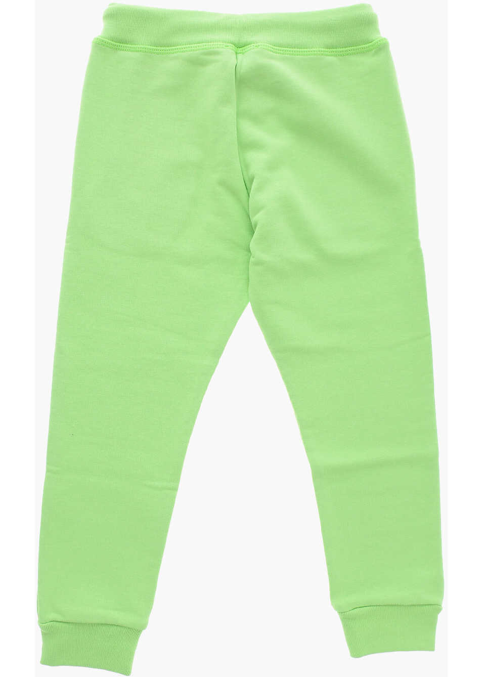 Pantaloni de trening DSQUARED2 Icon Brushed Cotton Joggers With Printed Logo Green Baieti (BM 19509065) 3