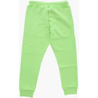 Pantaloni de trening pentru Baieti - Pantaloni de trening DSQUARED2 Icon Brushed Cotton Joggers With Printed Logo Green Baieti (BM 19509065) - B-mall.ro