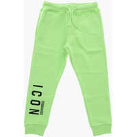 Pantaloni de trening Icon Brushed Cotton Joggers With Printed Logo Baieti