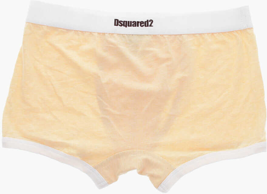 Lenjerie intima DSQUARED2 Stretch Cotton Jock Trunk Yellow Barbati (BM 19509077) 3