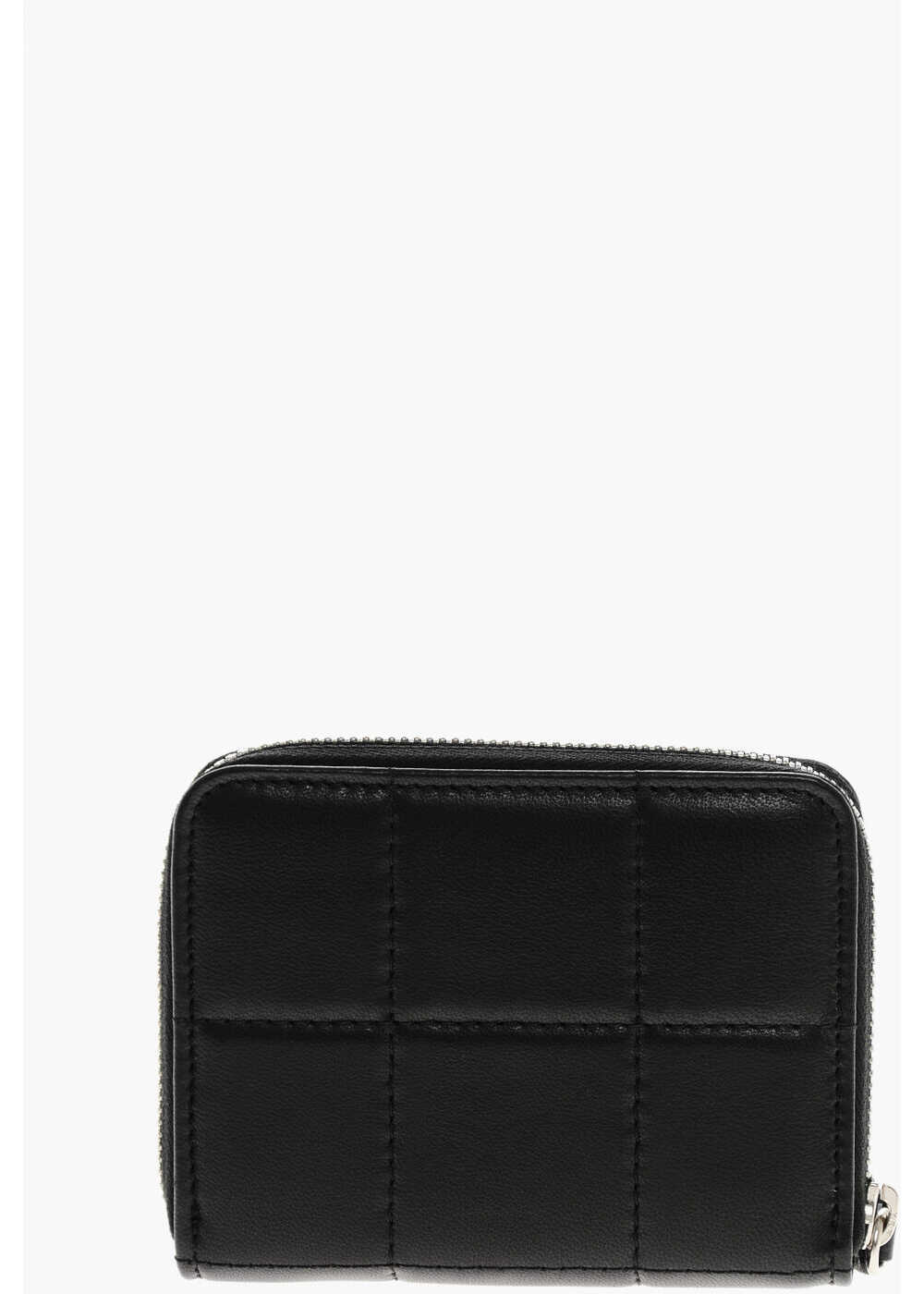 Portofele DSQUARED2 Quilted Leather Wallet With Metal Logo Black Femei (BM 19509083) 2