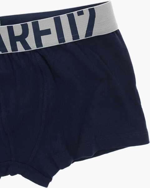Lenjerie intima DSQUARED2 Stretch Cotton Trunk With Logoed Waistband Blue Barbati (BM 19509128) 2