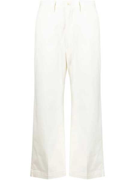 Pantaloni casual Ralph Lauren Flared chino pants White Femei (BM 19510581) 1