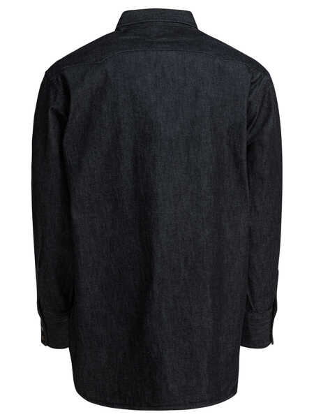 Camasi casual Beams Plus Western Double Dye shirt Blue Barbati (BM 19510587) 2