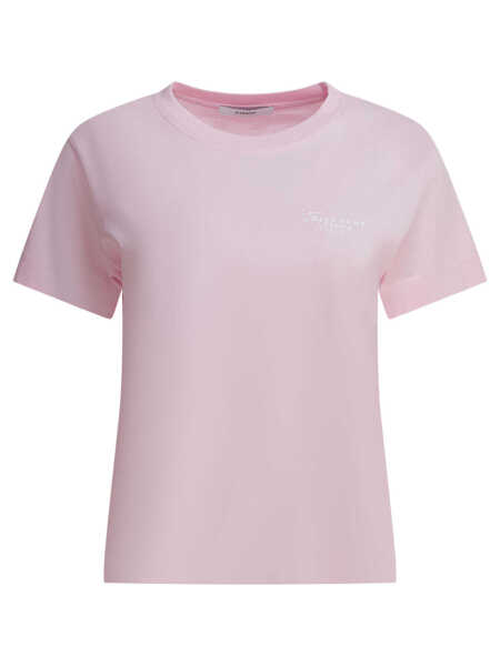 Tricouri Givenchy Fitted crew-neck t-shirt Pink Femei (BM 19510635) 1