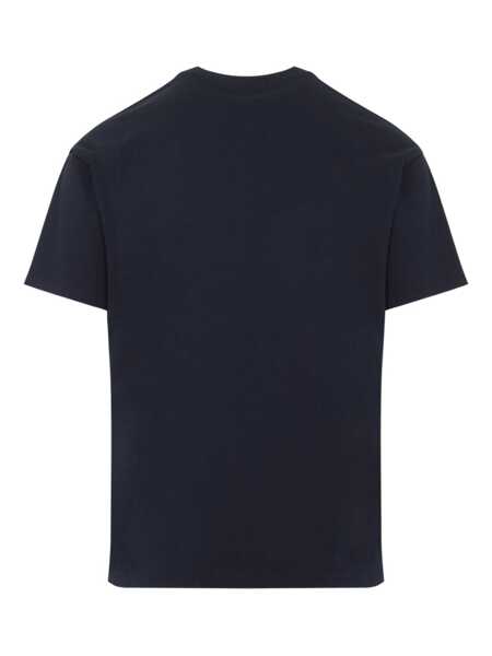 Tricouri Givenchy Crew-neck t-shirt with logo Blue Barbati (BM 19510644) 2