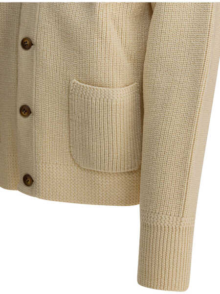Cardigane HUMAN MADE Wool cardigan Beige Barbati (BM 19510668) 4
