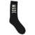 HUMAN MADE HM logo socks Black