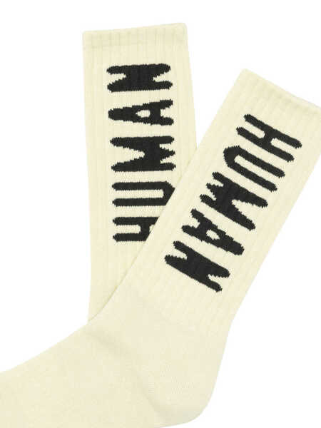 Sosete HUMAN MADE HM logo socks White Barbati (BM 19510686) 2