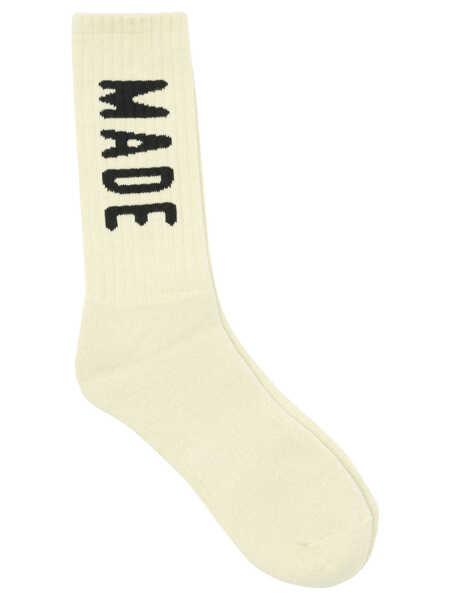 Sosete HUMAN MADE HM logo socks White Barbati (BM 19510686) 1