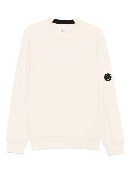 Bluze de trening C.P. Company SWEATSHIRTS - CREW NECK White Barbati (BM 19510752) 1