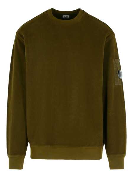 Bluze de trening C.P. Company SWEATSHIRTS - CREW NECK Green Barbati (BM 19510755) 1