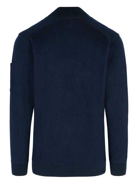 Tricouri Polo C.P. Company KNITWEAR - POLO COLLAR Blue Barbati (BM 19510758) 3