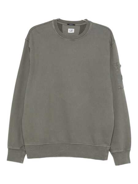 Bluze de trening C.P. Company SWEATSHIRTS - CREW NECK Gray Barbati (BM 19510764) 1