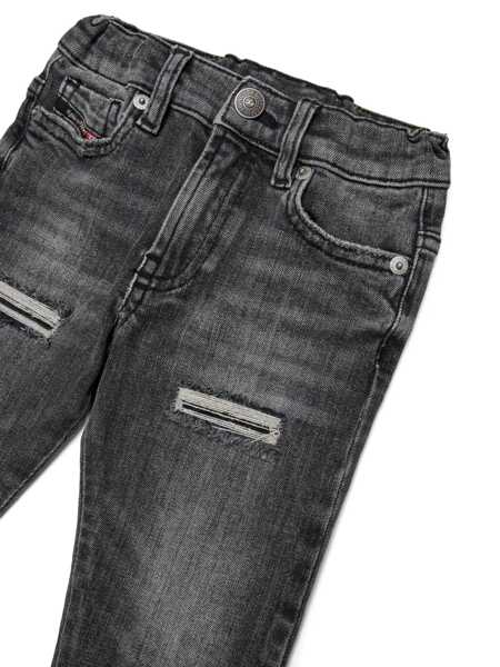 Blugi drepti Diesel 5 pockets Black   Baieti (BM 19510851) 3