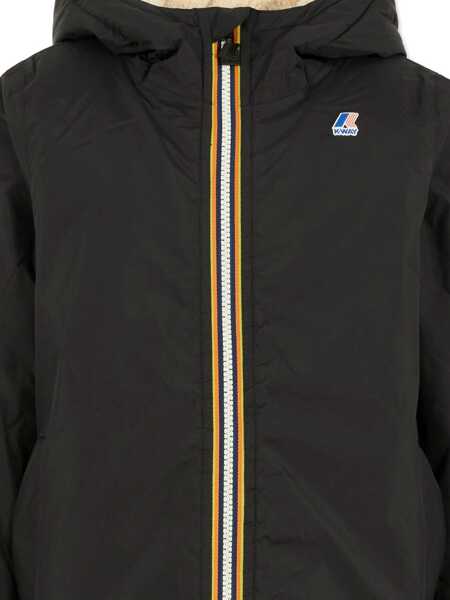 Geci de iarna K-WAY KIDS P. LE VRAI 4.0 EIFFEL ORSETTO DOWN JACKET Black   Baieti (BM 19510863) 3