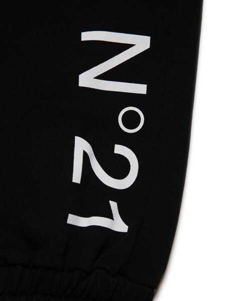 Pantaloni casual N21 KIDS Pants Black   Fete (BM 19510875) 3