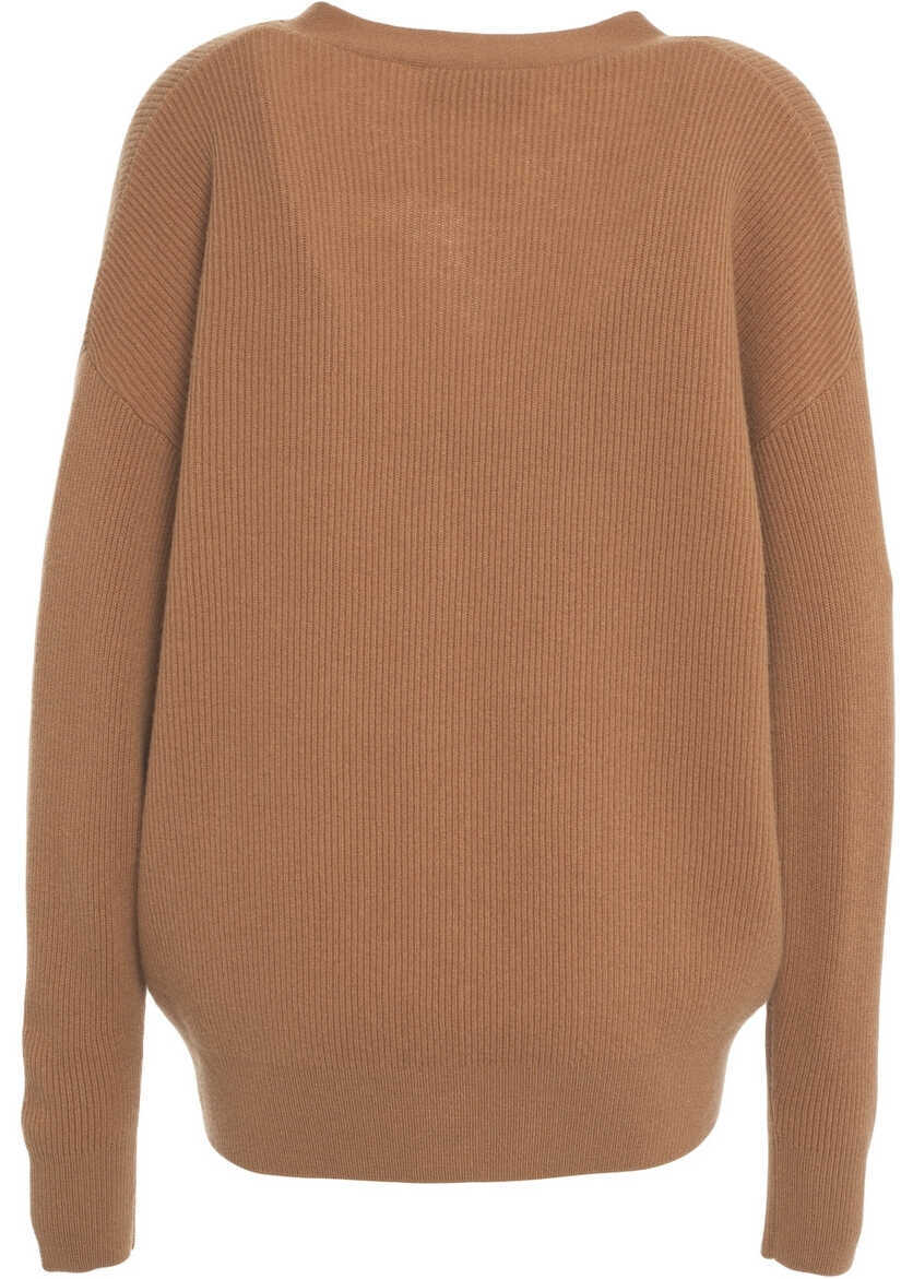 Cardigane Kaos Wool cardigan Brown Femei (BM 19511255) 3