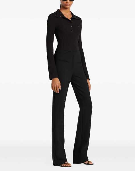 Tricouri Polo COURRGES Ribbed Polos. BLACK Femei (BM 19511321) 3