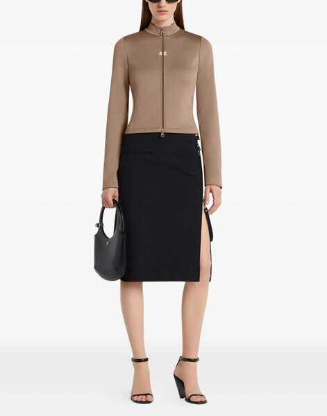 Sacouri office COURRGES Biker Jacket BROWN Femei (BM 19511354) 2