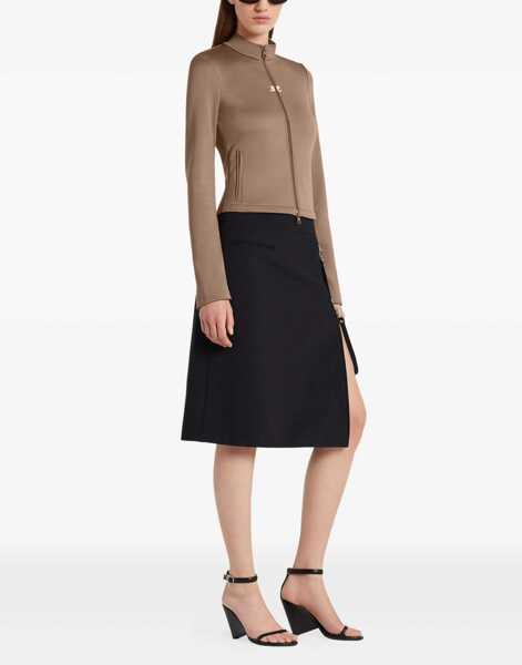 Sacouri office COURRGES Biker Jacket BROWN Femei (BM 19511354) 3