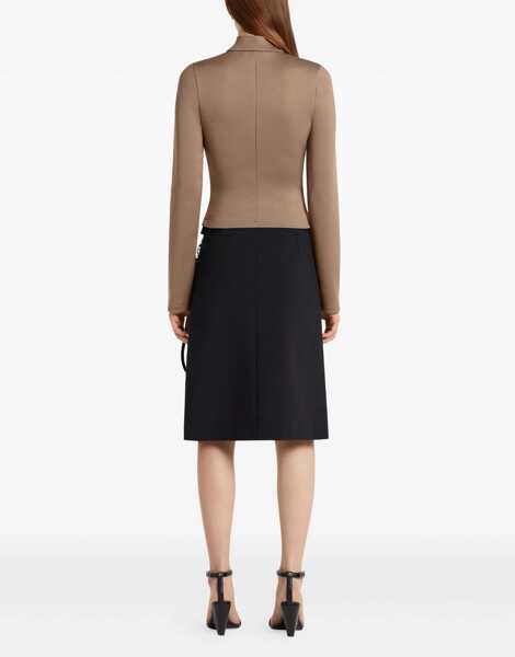 Sacouri office COURRGES Biker Jacket BROWN Femei (BM 19511354) 4