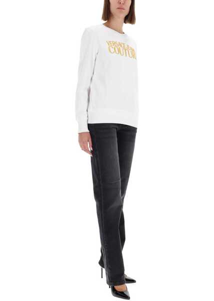 Bluze de trening Versace Jeans Couture Sweatshirt With Logo WHITE Femei (BM 19511357) 2
