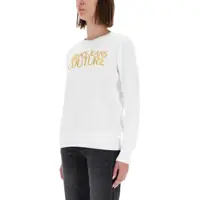 Bluze de trening Dama - Bluze de trening Versace Jeans Couture Sweatshirt With Logo WHITE Femei (BM 19511357) - B-mall.ro
