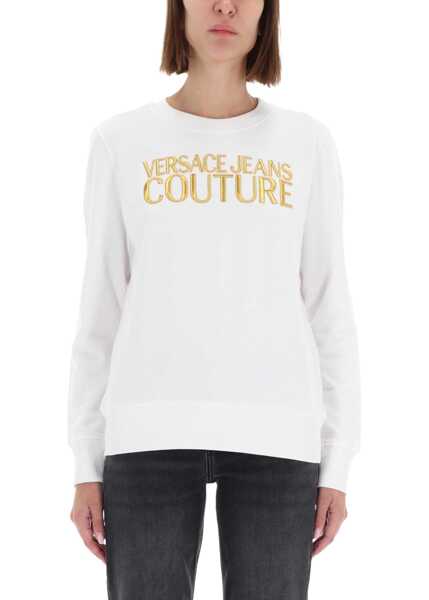 Bluze de trening Versace Jeans Couture Sweatshirt With Logo WHITE Femei (BM 19511357) 1
