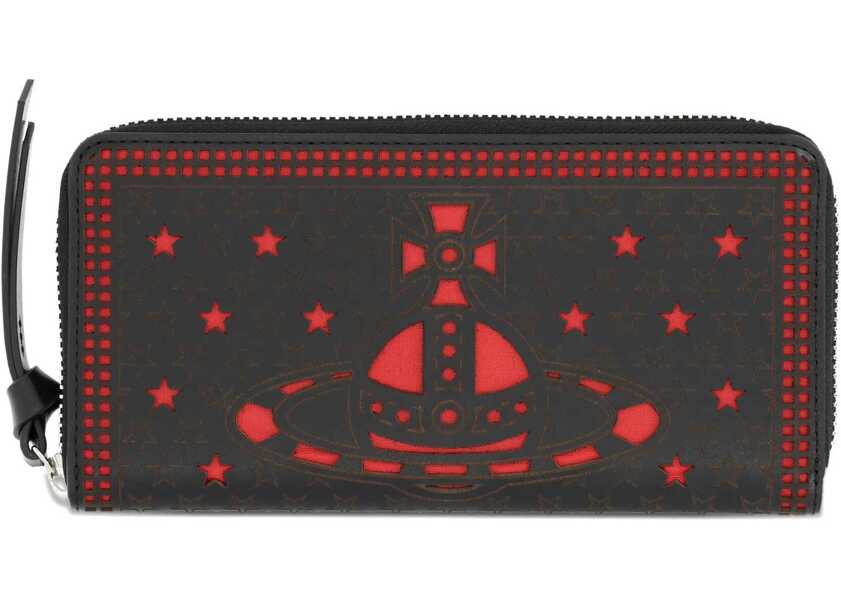 Portofele Vivienne Westwood Leather Wallet BLACK Femei (BM 19511381) 2