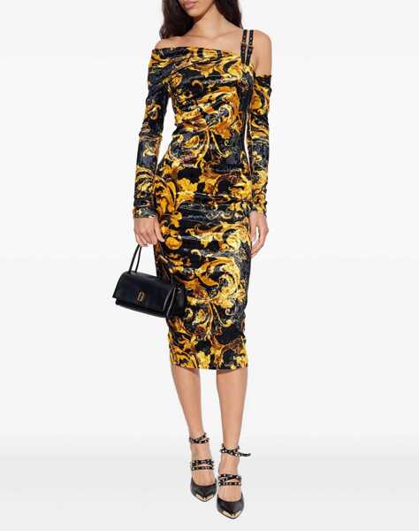 Rochii casual Versace Jeans Couture Porcelain Baroque Print Dress MULTICOLOUR Femei (BM 19511405) 2