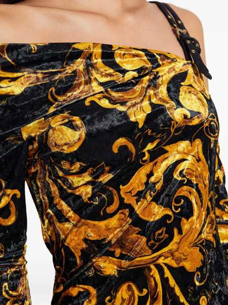 Rochii casual Versace Jeans Couture Porcelain Baroque Print Dress MULTICOLOUR Femei (BM 19511405) 5