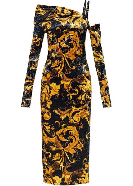 Rochii casual Versace Jeans Couture Porcelain Baroque Print Dress MULTICOLOUR Femei (BM 19511405) 1