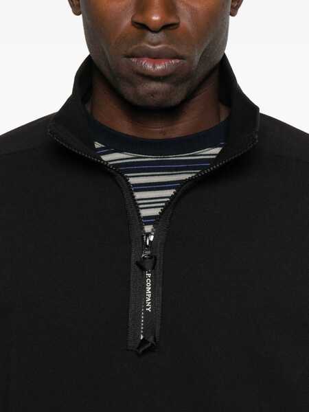 Bluze de trening C.P. Company Zip Sweatshirt. BLACK Barbati (BM 19511411) 5