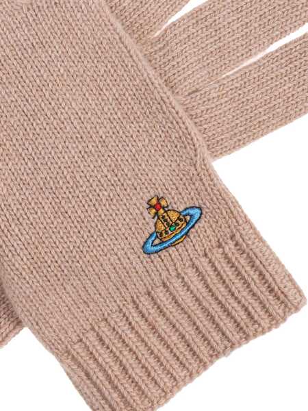 Manusi Vivienne Westwood Gloves With Orb Embroidery NUDE Femei (BM 19511414) 4