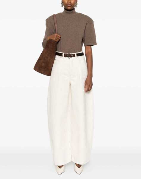 Pulovere casual JACQUEMUS Chestnut Jersey BROWN Femei (BM 19511417) 2