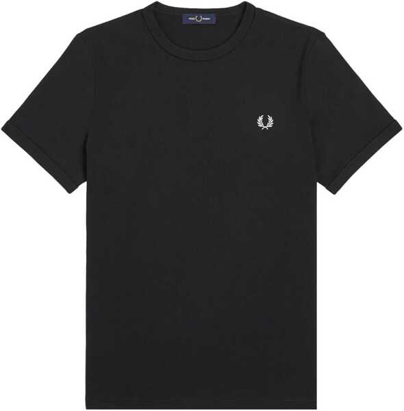 Tricouri Fred Perry T-Shirt With Logo BLACK Barbati (BM 19511435) 1