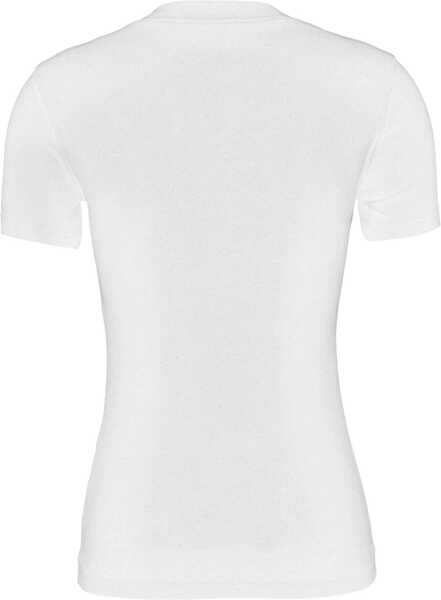 Tricouri Versace Jeans Couture T-Shirt With Logo WHITE Femei (BM 19511468) 2