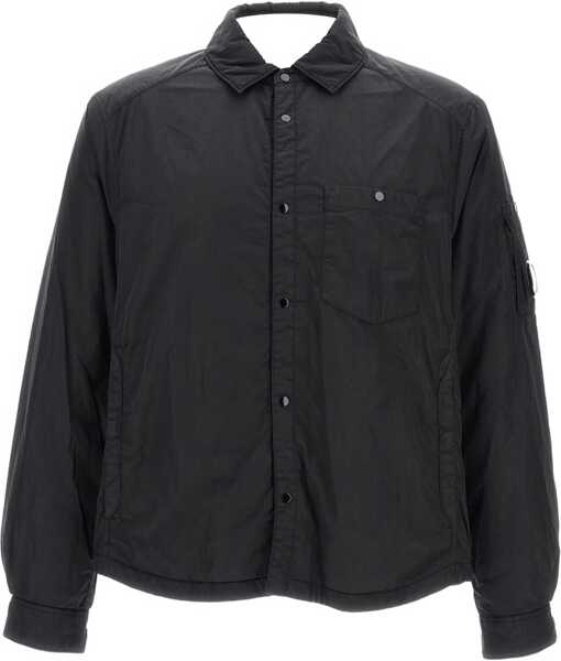 Camasi casual C.P. Company Chrome-R Overshirt BLACK Barbati (BM 19511477) 1