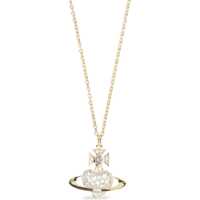 Coliere Dama - Coliere Vivienne Westwood Orb Pendant Necklace GOLD Femei (BM 19511498) - B-mall.ro
