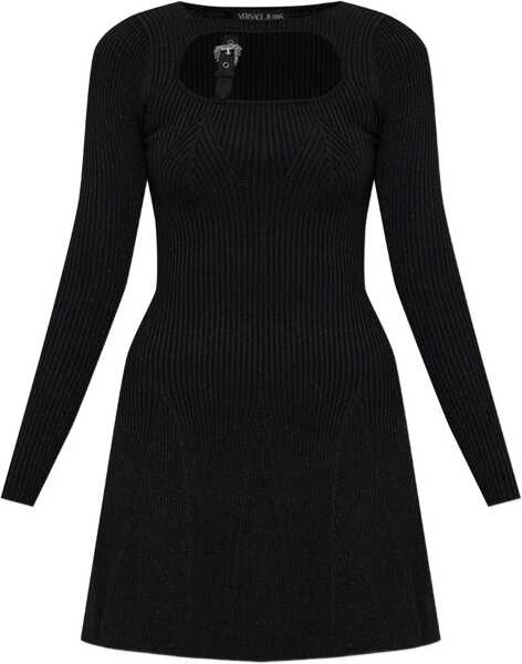 Rochii casual Versace Jeans Couture Baroque Buckle Dress BLACK Femei (BM 19511507) 1