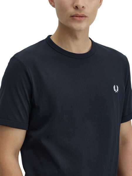 Tricouri Fred Perry T-Shirt With Logo BLUE Barbati (BM 19511510) 3