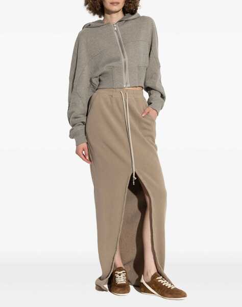 Fuste casual Rick Owens Long Phileg Pillar Skirt IVORY Femei (BM 19511546) 2
