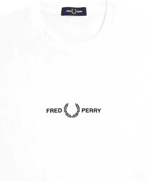 Tricouri Fred Perry T-Shirt With Logo WHITE Barbati (BM 19511576) 2