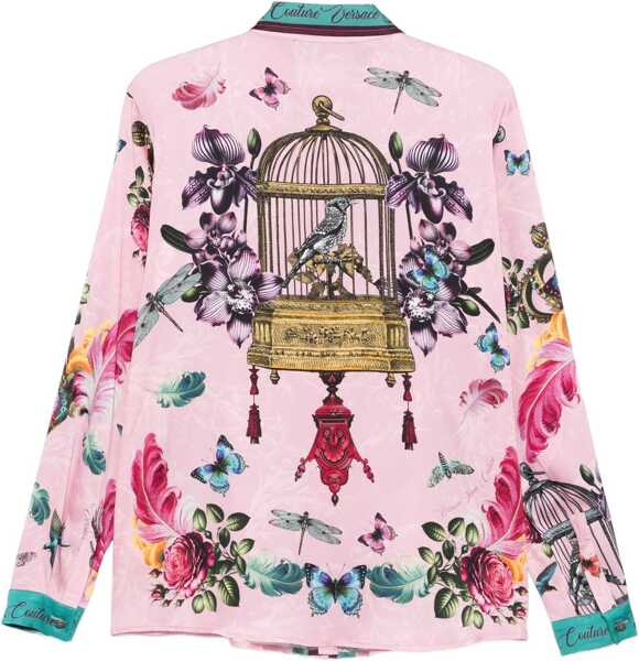 Bluze Versace Jeans Couture Printed Shirt PINK Femei (BM 19511591) 2