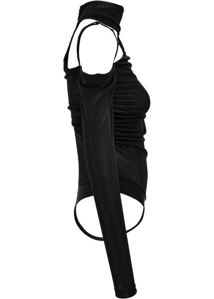 Bluze Versace Jeans Couture One-Shoulder Body Top BLACK Femei (BM 19511615) 3