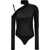 Versace Jeans Couture One-Shoulder Body Top BLACK
