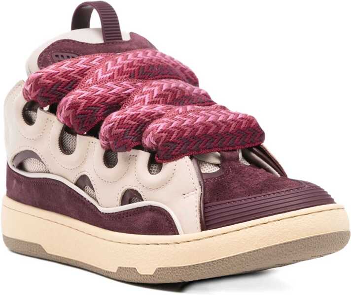 Sneakers Lanvin Leather Curb Sneaker MULTICOLOUR Femei (BM 19511720) 2