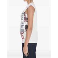 Imbracaminte Dolce & Gabbana Dama - Tricouri Dolce & Gabbana Top With Print WHITE Femei (BM 19511738) - B-mall.ro